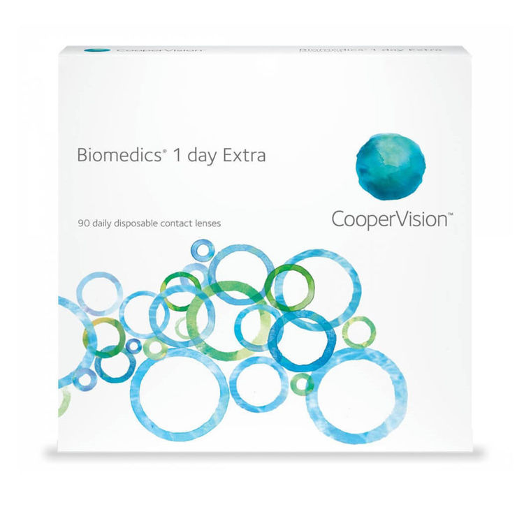 Εικόνα για Cooper Vision Biomedics 1 Day Extra Μυωπίας  Ημερήσιοι  90τμχ